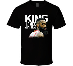 King James Harden Houston National Basketball Player Classic Cotton Unisex T Shirt