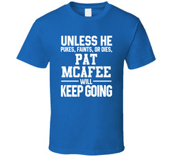 Pat Mcafee Keeps On Going Unless Indianapolis Football Classic Cotton Unisex T Shirt