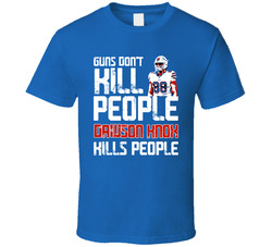 Dawson Knox Guns Dont Kill Buffalo Football Fan Classic Cotton Unisex T Shirt