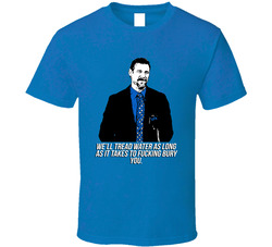 Dan Campbell Head Coach Tread Water Bury You Detroit Football Classic Cotton Unisex T Shirt