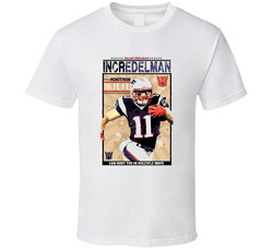 Incredelman 11 New England Football Vintage Look Julian Edelman Classic Cotton Unisex T Shirt