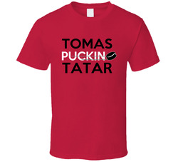 Tomas Tatar Detroit Puckin Hockey Classic Cotton Unisex T Shirt