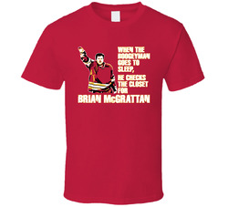 Brian Mcgrattan Calgary Hockey Player Boogeyman Classic Cotton Unisex T Shirt
