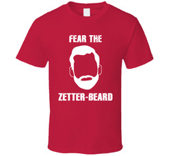 Fear The Zetter Beard Henrik Zetterberg Hockey Classic Cotton Unisex T Shirt