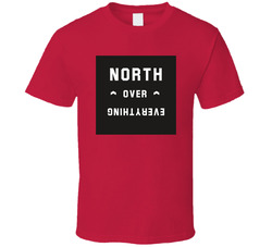 Toronto Raptors Basketball Slogan We The North Over Everything Classic Cotton Unisex T Shirt