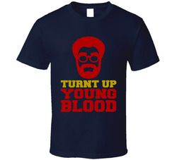 Turnt Up Young Blood Uncle Drew Kyrie Irvin Basketball Funny Classic Cotton Unisex T Shirt