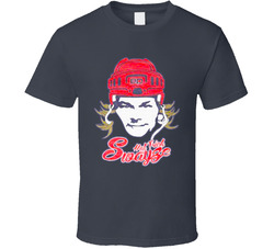 Hat Trick Swayze Hockey Fan Cool Classic Cotton Unisex T Shirt