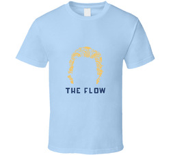 Brock Boeser Vancouver Hockey Player Rookie Phenom Hair Silhouette The Flow Classic Cotton Unisex T Shirt