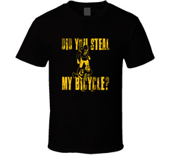 Juju Smith-schuster Funny Did You Steal My Bicycle Pittsburgh Football Cool Fan Classic Cotton Unisex T Shirt