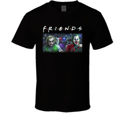 Friends Batman Joker Mashup Parody Classic Cotton Unisex T Shirt