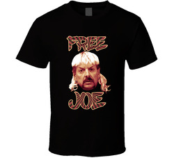 Free Joe Exotic Tiger King Pop Art Classic Cotton Unisex T Shirt Free Joe Exotic Tiger King Pop Art Classic Cotton Unisex T Shirt