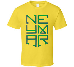 Neymar Brazil Soccer Player Classic Cotton Unisex T Shirt