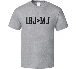 Lebron Jordan Cleveland Sports Lbj Mj Cool Fan Classic Cotton Unisex T Shirt