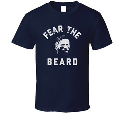 Julian Edelman Fear The Beard New England Football Fan Classic Cotton Unisex T Shirt