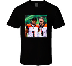 Ja'marr Chase Joe Burrow Football Athletes Classic Cotton Unisex T Shirt