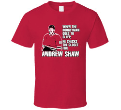 Andrew Shaw Chicago Chitown Hockey Playoffs Boogeyman Classic Cotton Unisex T Shirt