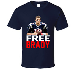 Free Tom Brady Suspension New England Football Fan Classic Cotton Unisex T Shirt