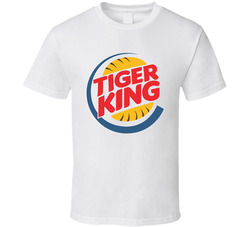 Tiger King Joe Exotic Netflix Burger King Logo Parody Classic Cotton Unisex T Shirt