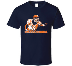 Omaha Omaha Peyton Manning Denver Football Mile High Classic Cotton Unisex T Shirt