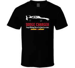 1969 Dodge Charger 7 0l Daytona Hemi B And W Anything Less Is Just A Car Fan Classic Cotton Unisex T Shirt
