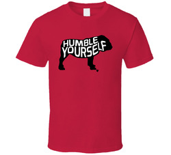 Georgia Bulldogs Rose Bowl Baker Mayfield Humble Yourself Funny Classic Cotton Unisex T Shirt