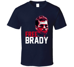 Free Tom Brady 4 Game Suspension New England Football Classic Cotton Unisex T Shirt
