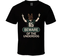 Beware Of The Underdog Philadelphia  Fly Eagles Fly Cool Football Fan Classic Cotton Unisex T Shirt