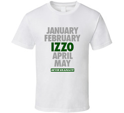 January February Izzo April May  Tom Izzo Michigan Basketball Classic Cotton Unisex T Shirt