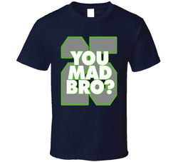 Richard Sherman Seattle Football You Mad Bro Classic Cotton Unisex T Shirt