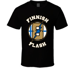 Teemu Selanne Anaheim Finnish Flash Hockey Player Classic Cotton Unisex T Shirt