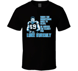 Luke Kuechly Carolina Football Player Classic Cotton Unisex T Shirt