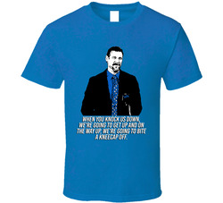 Dan Campbell Head Coach Bite A Kneecap Detroit Football Classic Cotton Unisex T Shirt