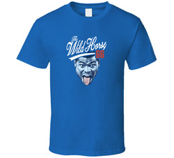 Yasiel Puig Los Angeles Baseball Player Playoffs Wild Horse Royal Blue Classic Cotton Unisex T Shirt