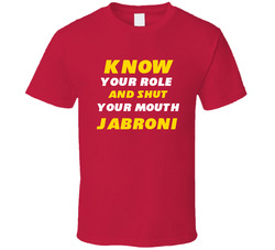Know Your Role And Shut Your Mouth Travis Kelce Football Fan V2 Classic Cotton Unisex T Shirt