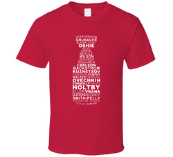 Washington 2018 Stanley Cup Champions Names Cool Classic Cotton Unisex T Shirt