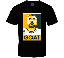Aaron Rodgers Goat Hope Poster Football Green Bay Fan Classic Cotton Unisex T Shirt