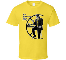 Rene Rancourt Boston Strong Fist Pump Bean Town Anthem Classic Cotton Unisex T Shirt