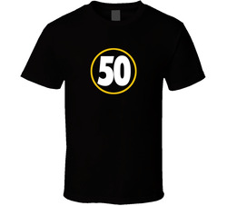 Pittsburgh Steelers Football #50 Ryan Shazier Cool Classic Cotton Unisex T Shirt