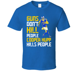 Guns Dont Kill Cooper Kupp Kills People Los Angeles Football Classic Cotton Unisex T Shirt