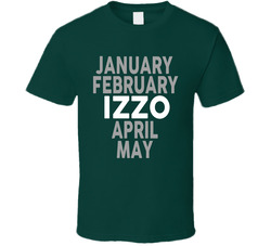 January February Izzo April May Green Tom Izzo Michigan Basketball Classic Cotton Unisex T Shirt