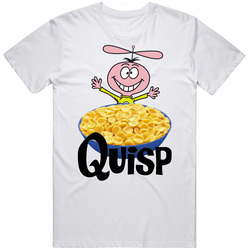 Quisp Box Greatest Cereal Of All Time Breakfast Fan Foodie Cool Cotton Unisex T Shirt Quisp Box Greatest Cereal Of All Time Breakfast Fan Foodie Cool Cotton Unisex T Shirt