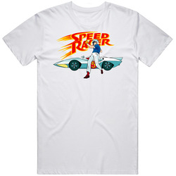 Speed Racer Videogame Cartoon Cotton Unisex T Shirt