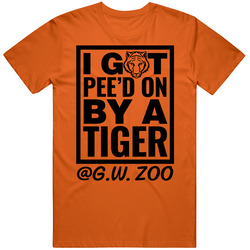 I Got Pee'd On By A Tiger King Gw Zoo Joe Exotic Fan Cotton Unisex T Shirt