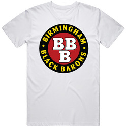 Birmingham Black Barons Negro Baseball Team Retro Cotton Unisex T Shirt