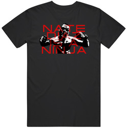 Nate Diaz Is A Ninja Fighter  Mma Fan Cotton Unisex T Shirt