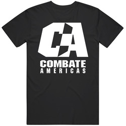 Combate Americas White Logo Latin American Hispanic Mma Martial Arts Fan Cotton Unisex T Shirt