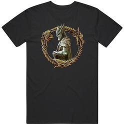 The Elder Scrolls Statue Video Game Cotton Unisex T Shirt