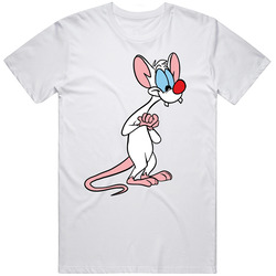 Pinky And The Brain Retro Tv Funny Cartoon Character Fan Cotton Unisex T Shirt