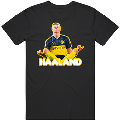 Erling Haaland Borussia Dortmund Soccer Futball Cotton Unisex T Shirt