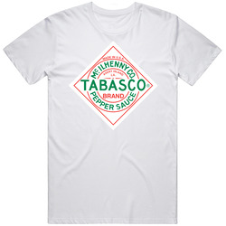 Tabasco Hot Sauce Logo Cotton Unisex T Shirt Tabasco Hot Sauce Logo Cotton Unisex T Shirt